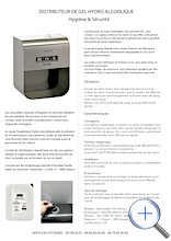 appareil distributeur de gel hydro
alcoolique appareil distributeur de
gel hydro alcoolique
